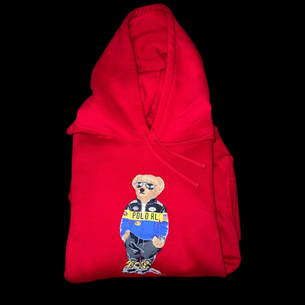 Polo Ralph Lauren Men's Polo Bear Fleece Hoodie - Picture 1 of 4